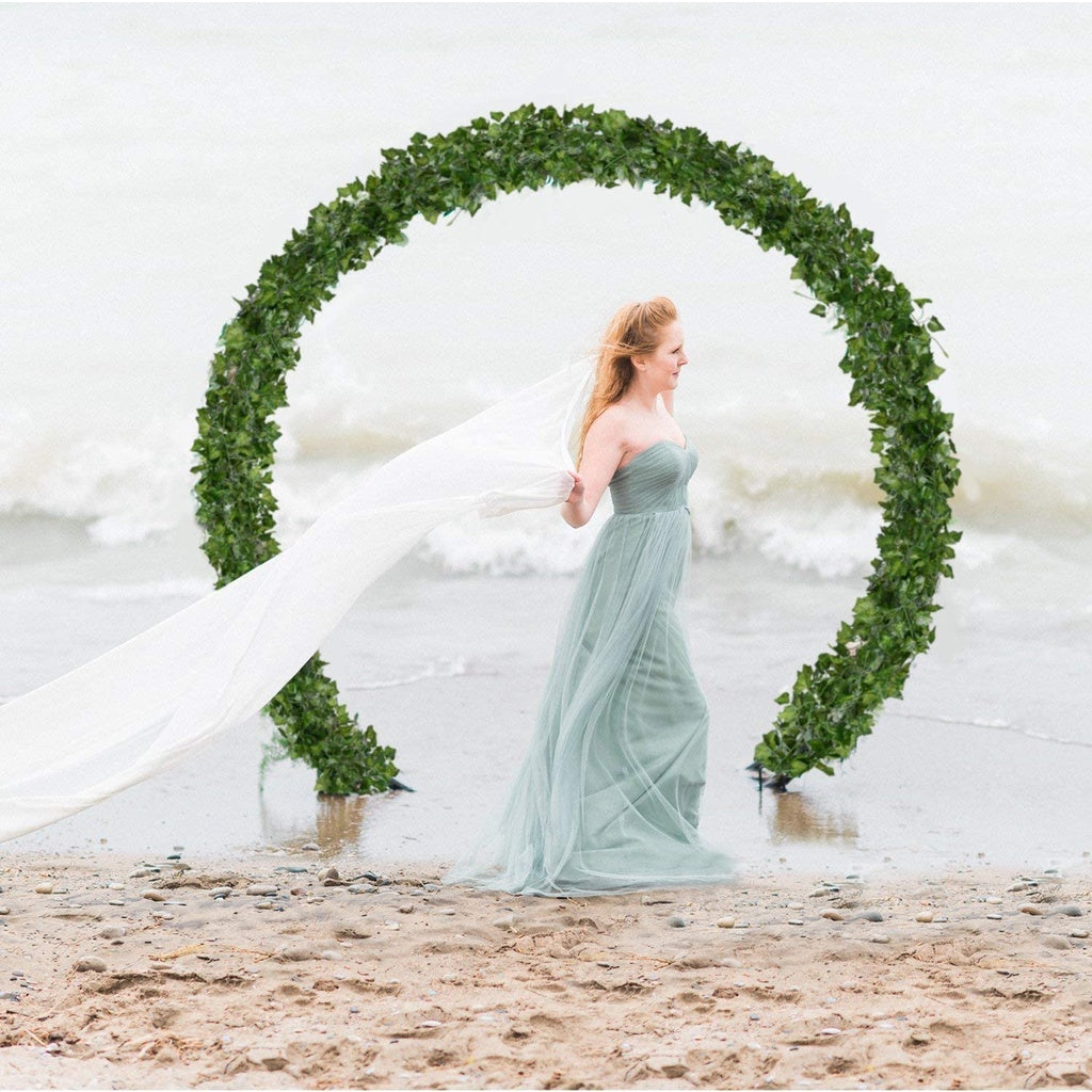 12 Pack 86 Feet Fake Ivy Leaves Artificial Garland Greenery Hanging Plant Vine Wedding Wall Party Room Astethic Decor