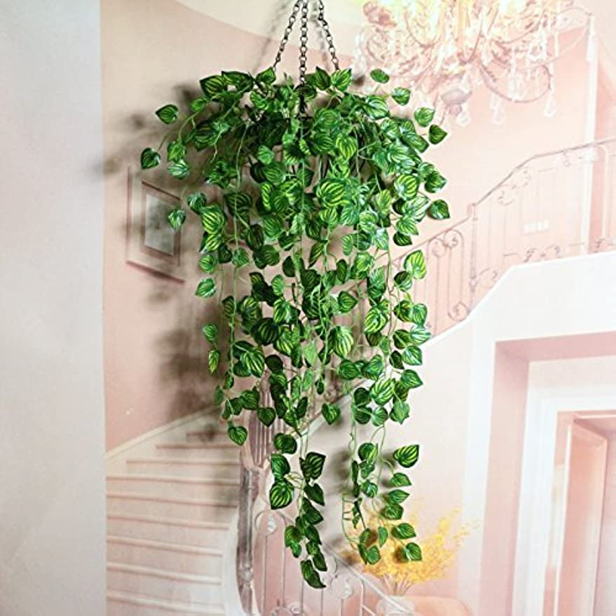 24 Strands Fake Foliage Garland Leaves Decoration Artificial Greenery Ivy Vine Plants for Home Decor Indoor Outdoors