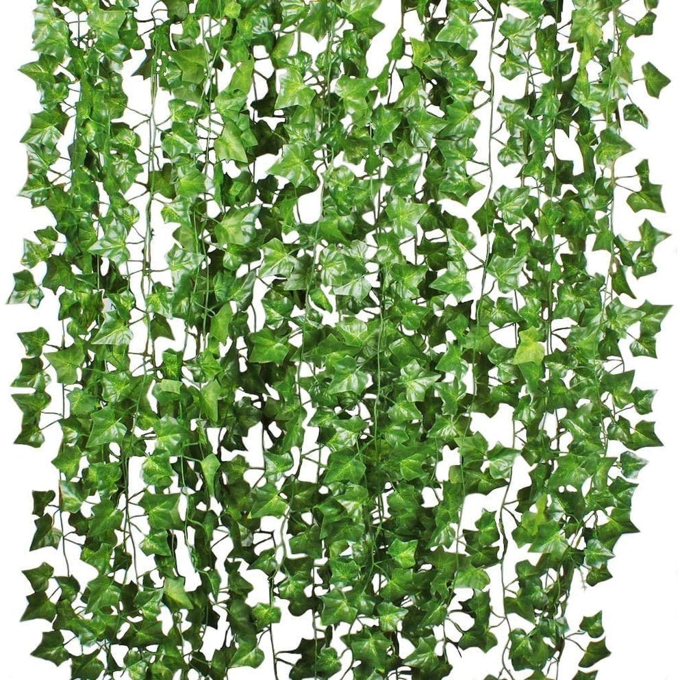 Fake Ivy Leaves, Artificial Greenery vines for decor, room wedding