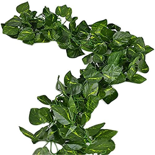 24 Strands Fake Foliage Garland Leaves Decoration Artificial Greenery Ivy Vine Plants for Home Decor Indoor Outdoors